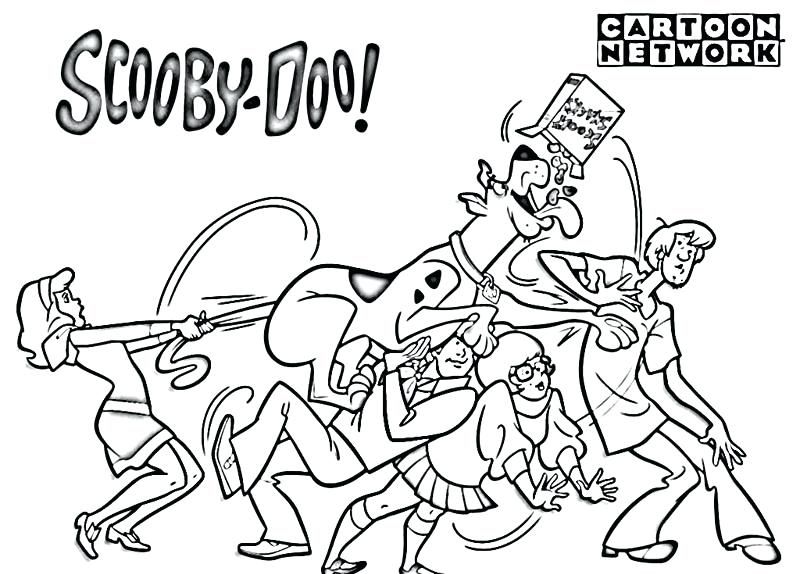 Scooby Doo Coloring Book Pages