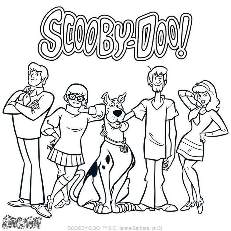 Scooby Doo Coloring Pages Daphne