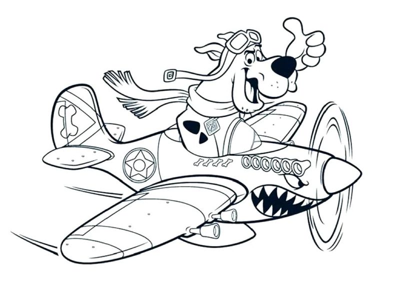 Scooby Doo Coloring Pages For Kids Printable