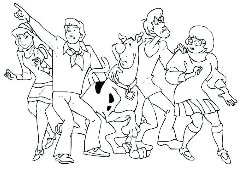 Scooby Doo Coloring Pages For Kids