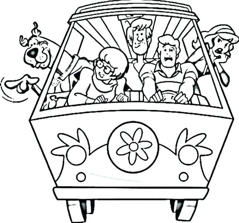 Scooby Doo Coloring Pages Free To Print