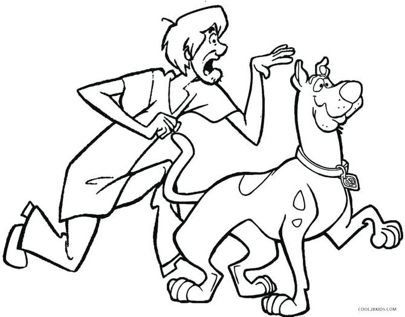 Scooby Doo Coloring Pages Halloween