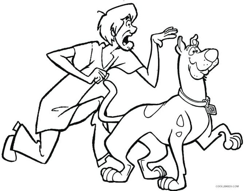 Funny Scooby Doo Coloring Pages PDF - Coloringfolder.com