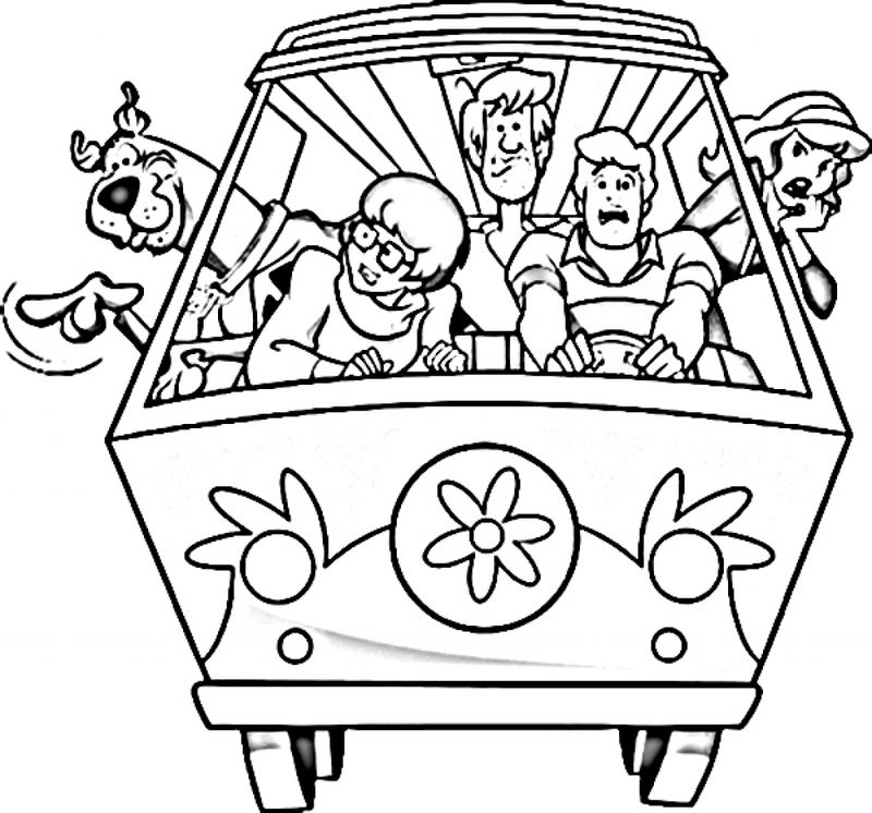 Scooby Doo Coloring Pages Online