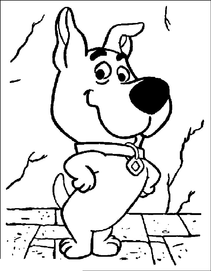 Scooby Doo Coloring Pages Printable Free