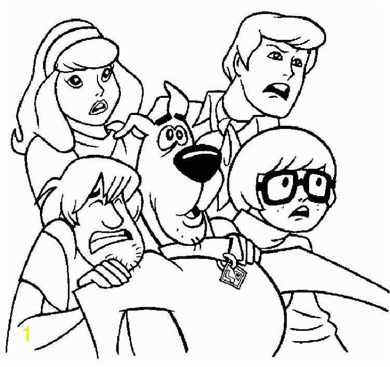 Scooby Doo Coloring Pages Printable