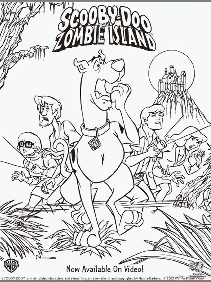 Scooby Doo Coloring Pages To Print Out