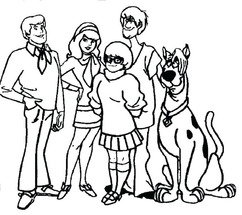 Funny Scooby Doo Coloring Pages PDF - Coloringfolder.com