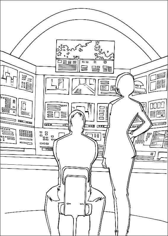 Scott Lang And Hope Pym Coloring Page