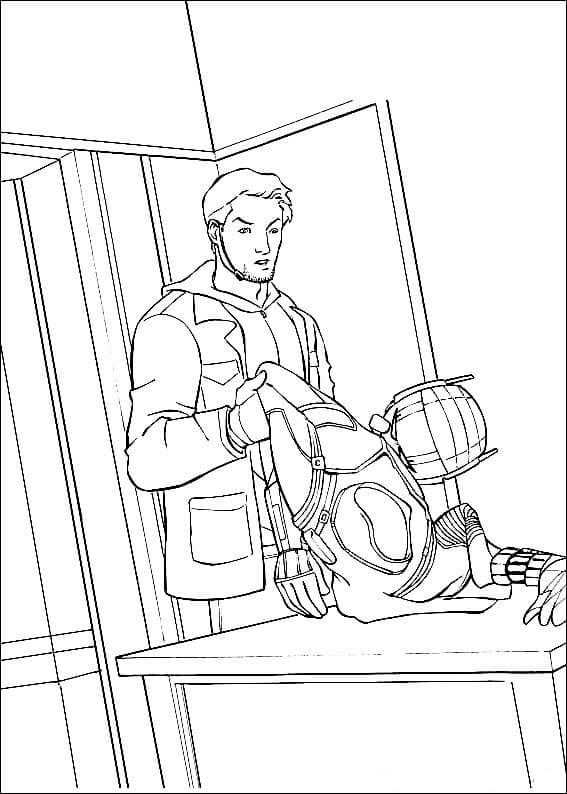 Scott Lang Coloring Pages