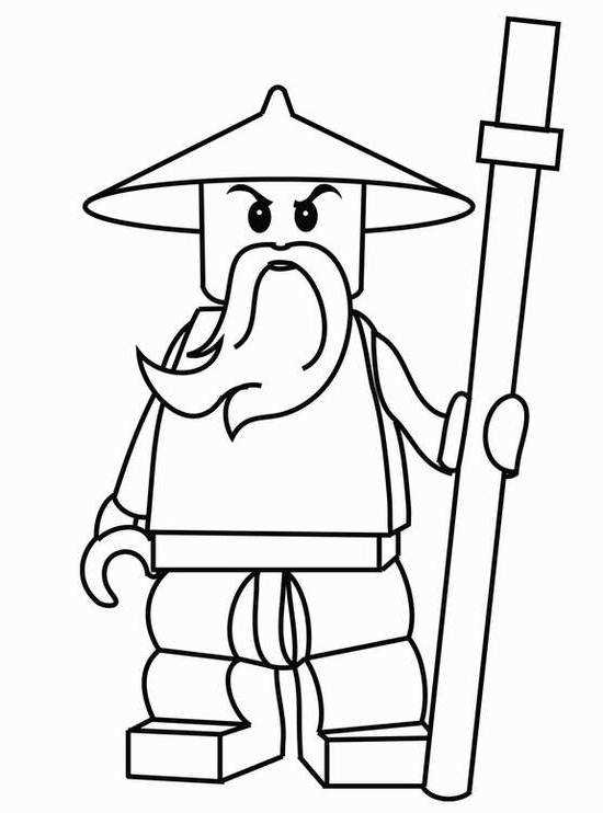 Sensei Ninjago Coloring Pages