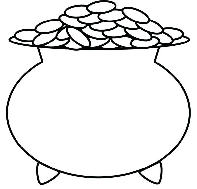 Shamrock And Leprechaun Coloring Pages