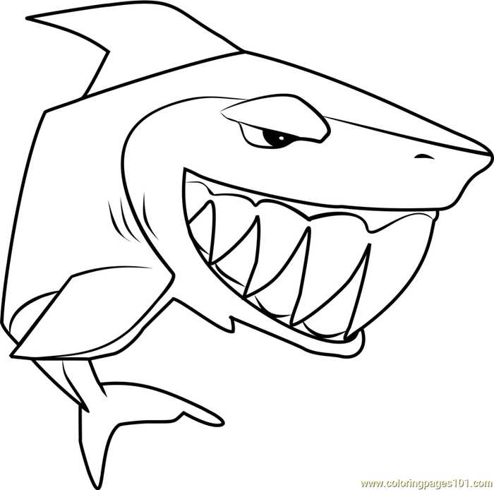 Shark Animal Jam Coloring Pages
