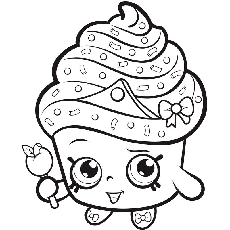 Shopkins Coloring Page