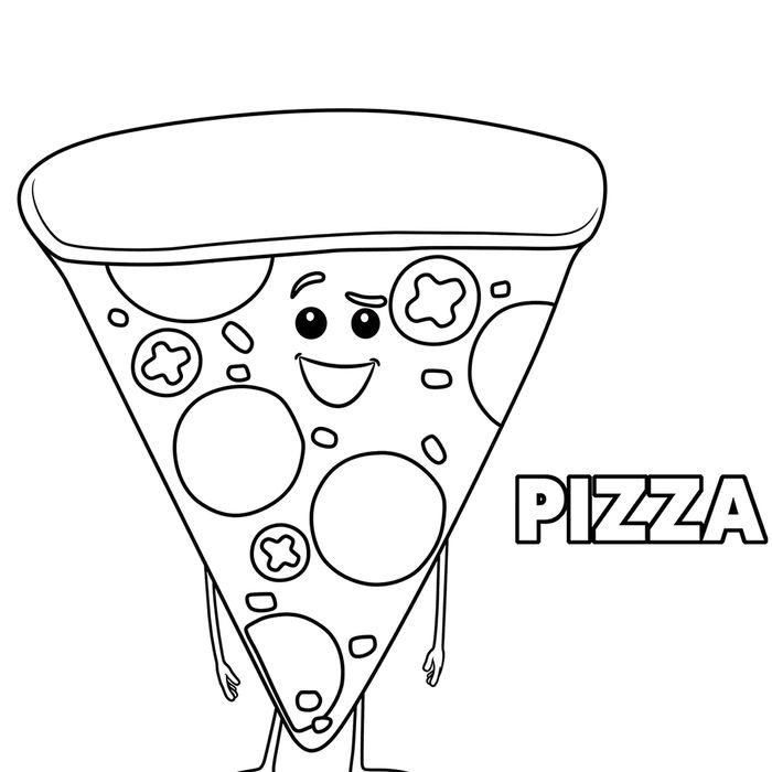 Shopkins Season Coloring Pages Poe Pizza