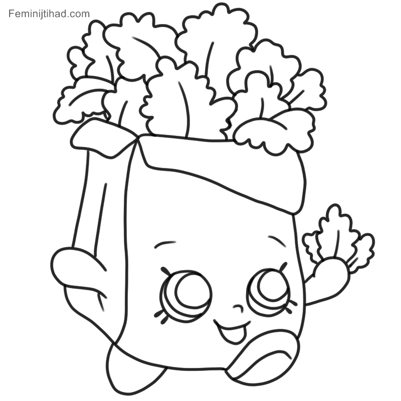Shopkins for coloring polly parsley