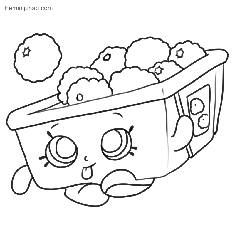 Shopkins for coloring ros berry