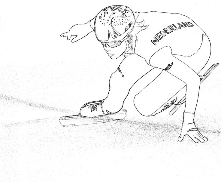 short track coloring pages