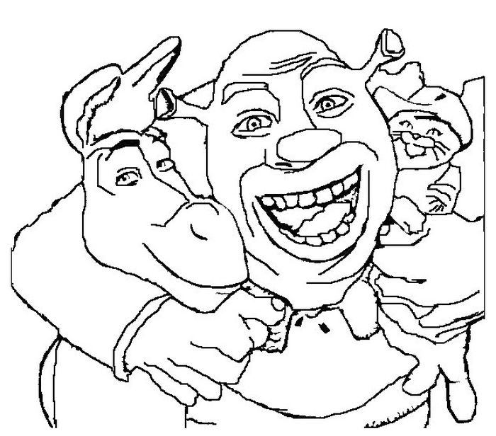 Shrek Coloring Book Pages