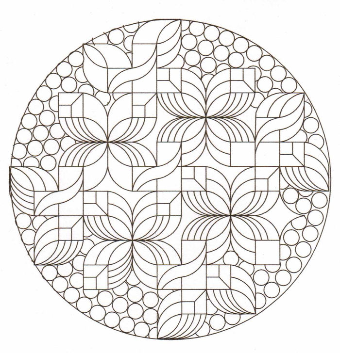 Simple Zentangle Coloring Pages