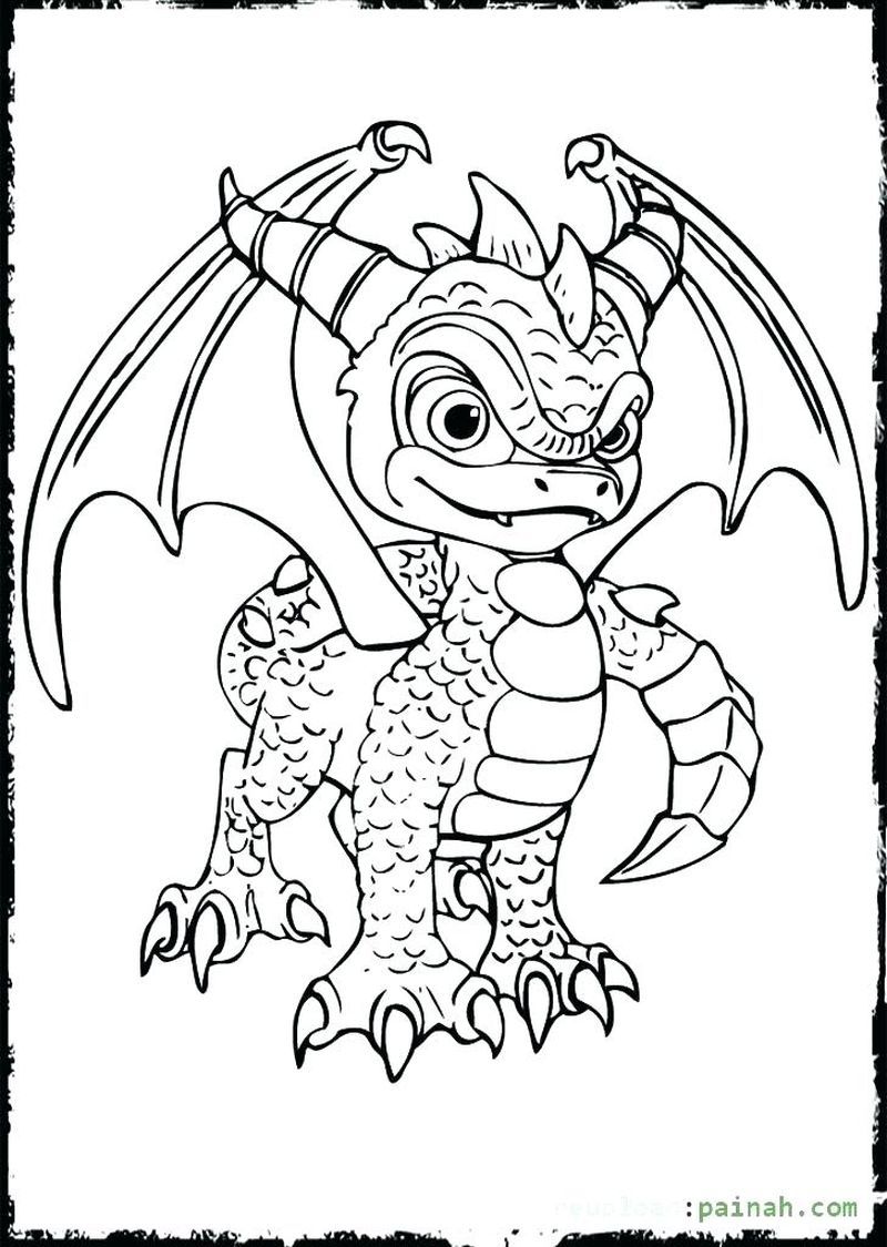Skylanders Coloring Pages Ignitor