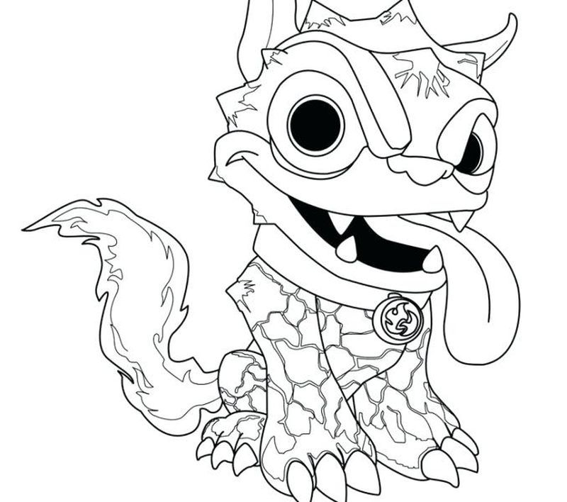 Skylanders Coloring Pages Wrecking Ball
