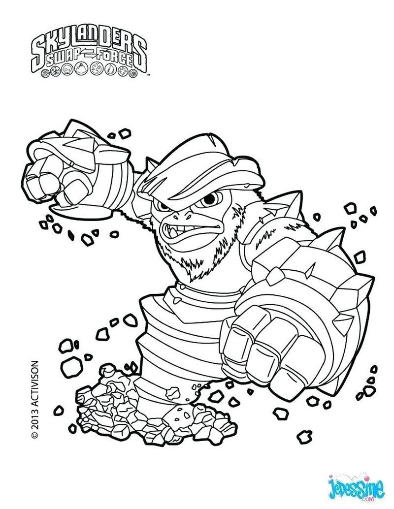 Skylanders Wrecking Ball Coloring Pages