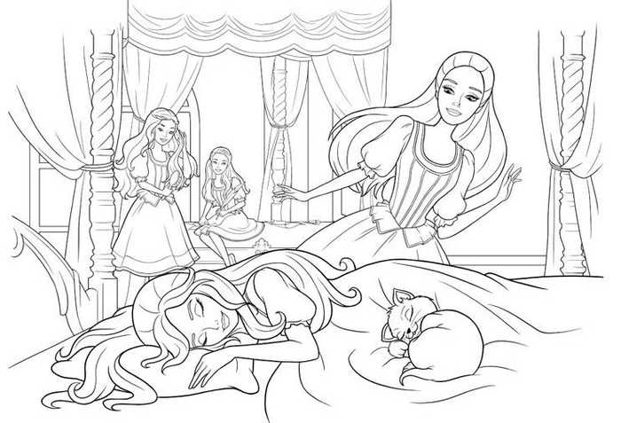 Barbie Coloring Pages For Teenager PDF - Coloringfolder.com