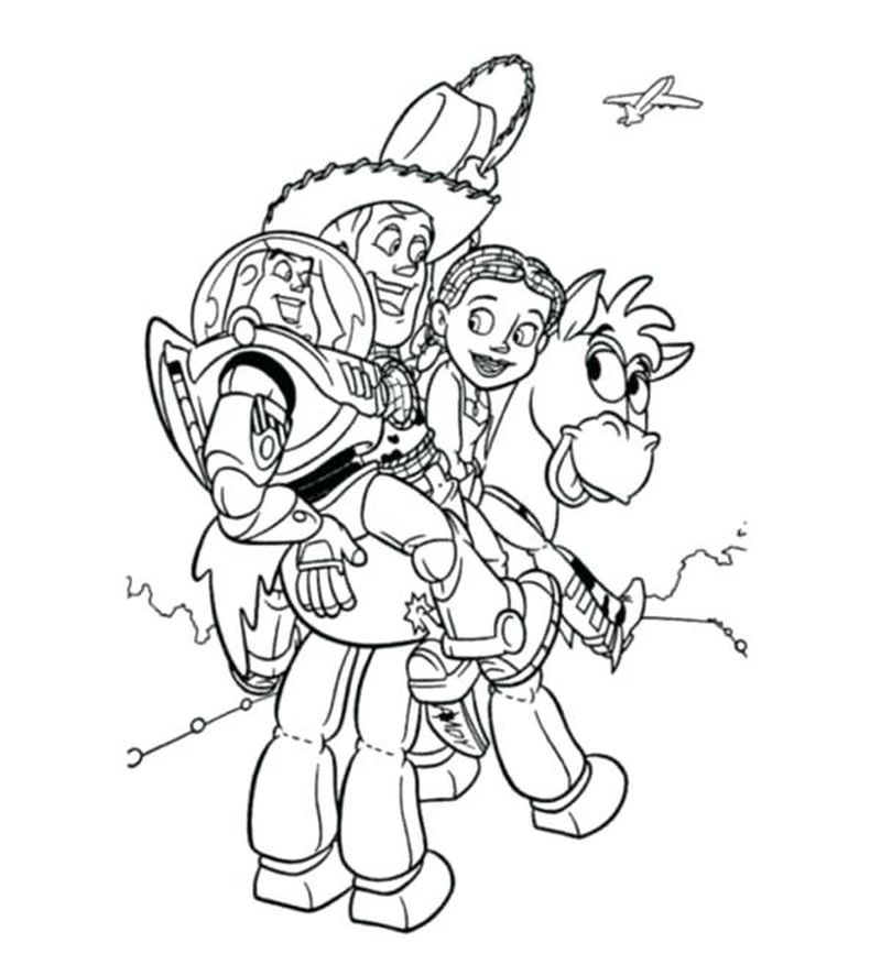 Slinky Toy Story Coloring Pages