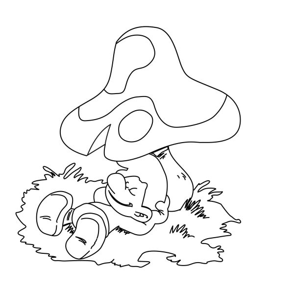 Smurf Coloring Pages Printable