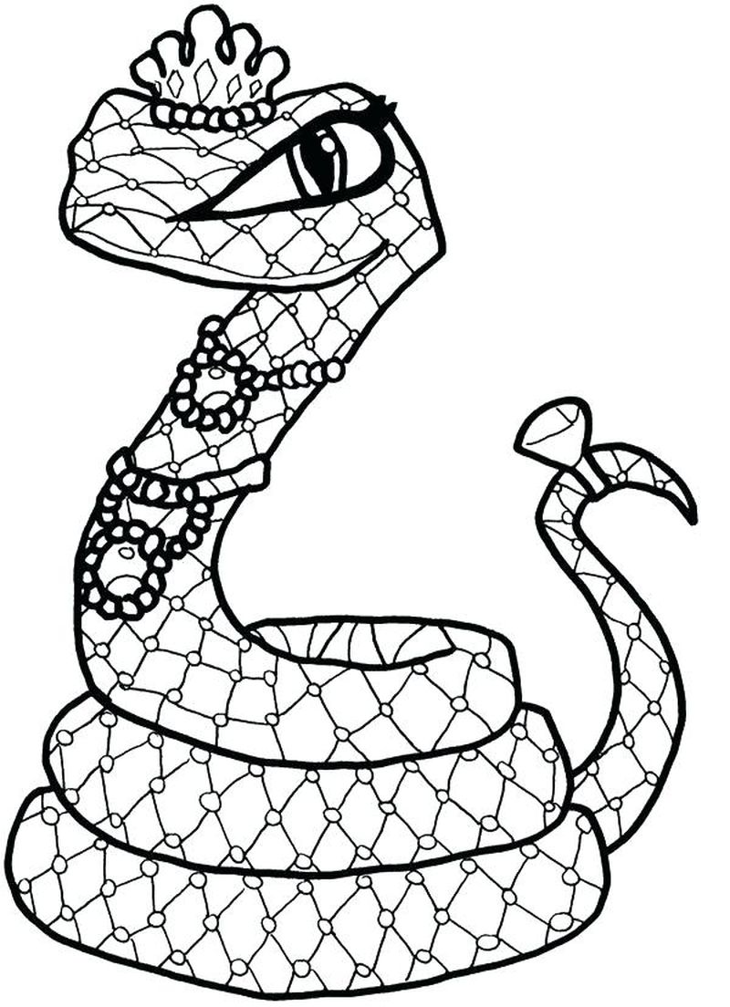 Snake Coloring Pages For Kids Printable