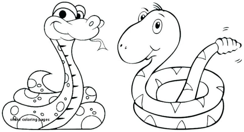 Snake Coloring Pages For Kids