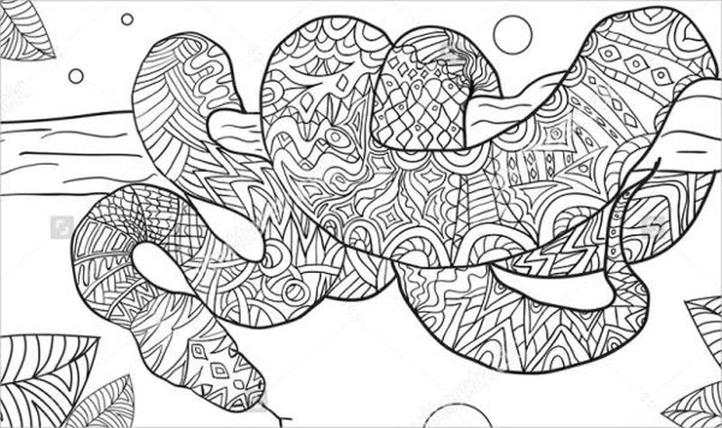 Snake Coloring Pages For Preschoolers