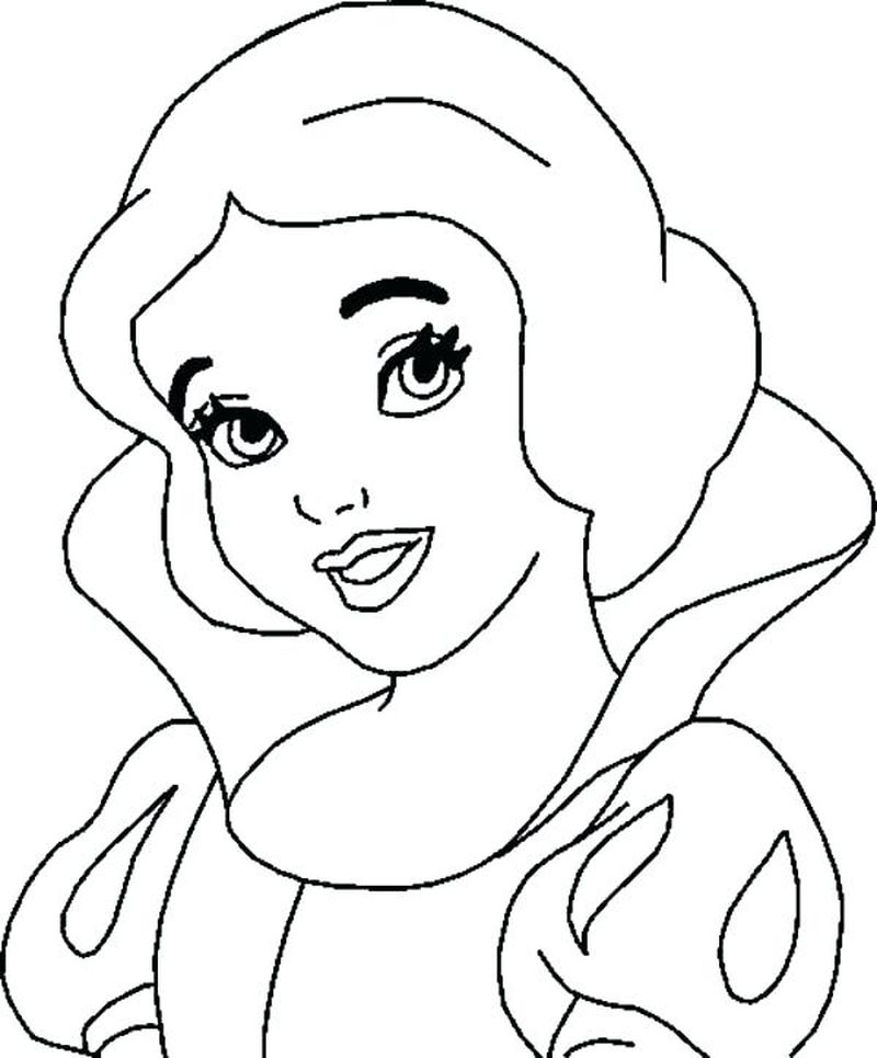 Snow White And Seven Dwarfs Coloring Pages