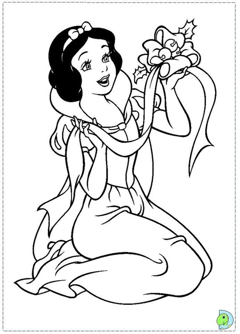 Snow White Animals Coloring Pages