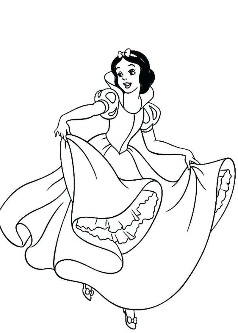 Snow White Coloring Pages Pdf