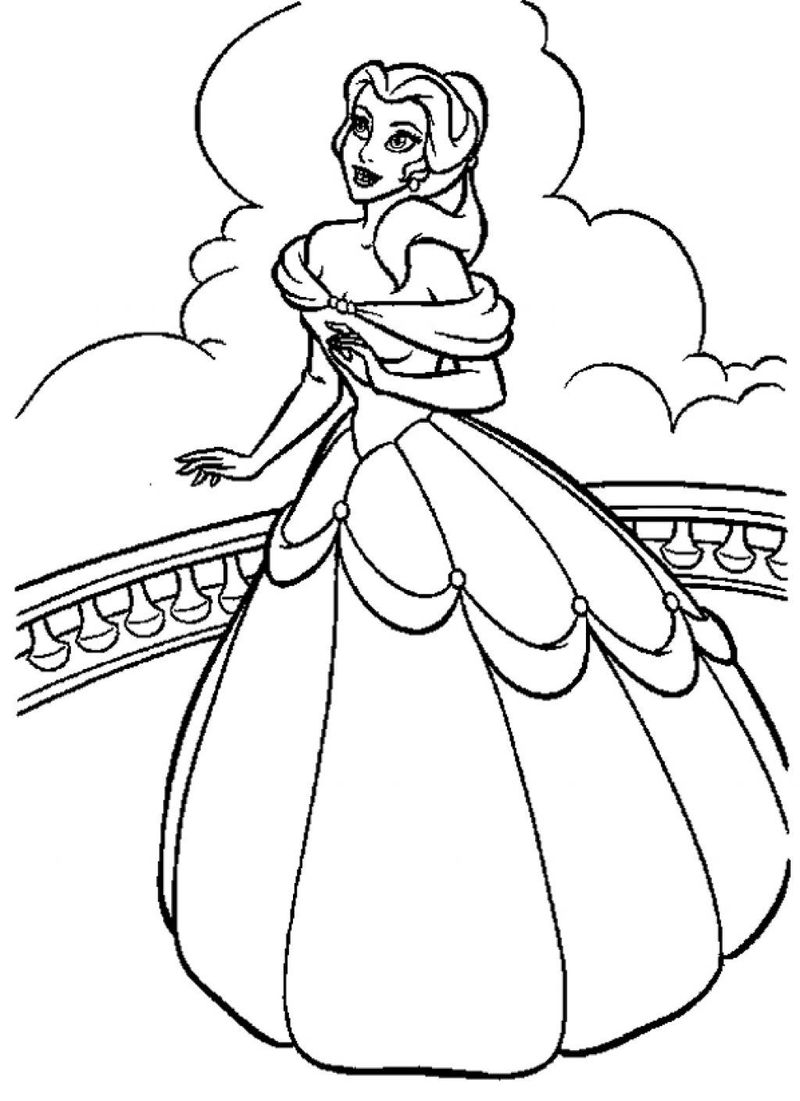 Snow White Coloring Pages Pinterest