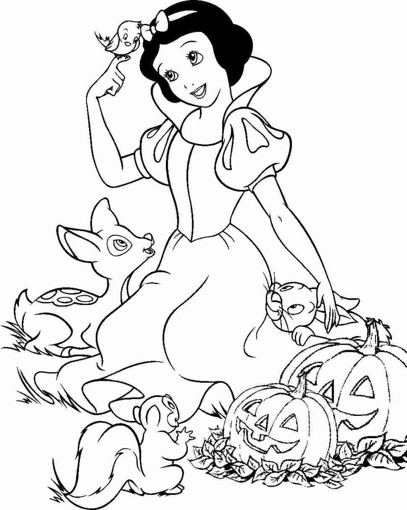 Snow White Free Coloring Pages