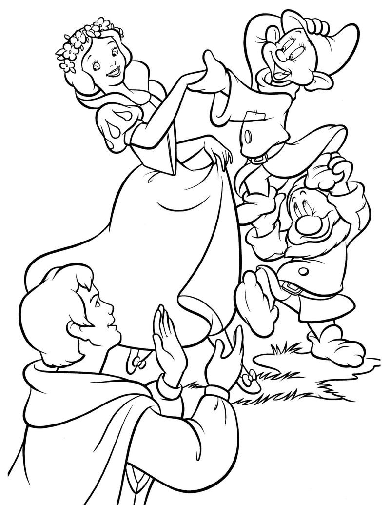 Snow White Printable Coloring Pages