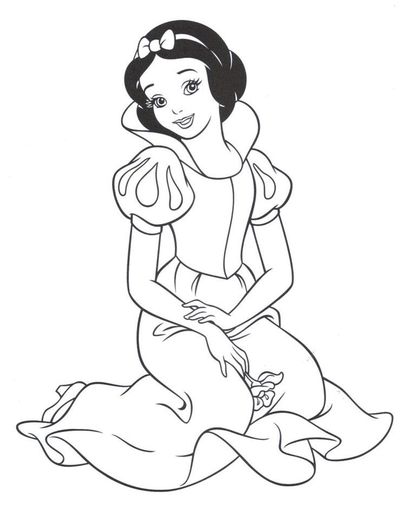 Snow White Witch Coloring Pages