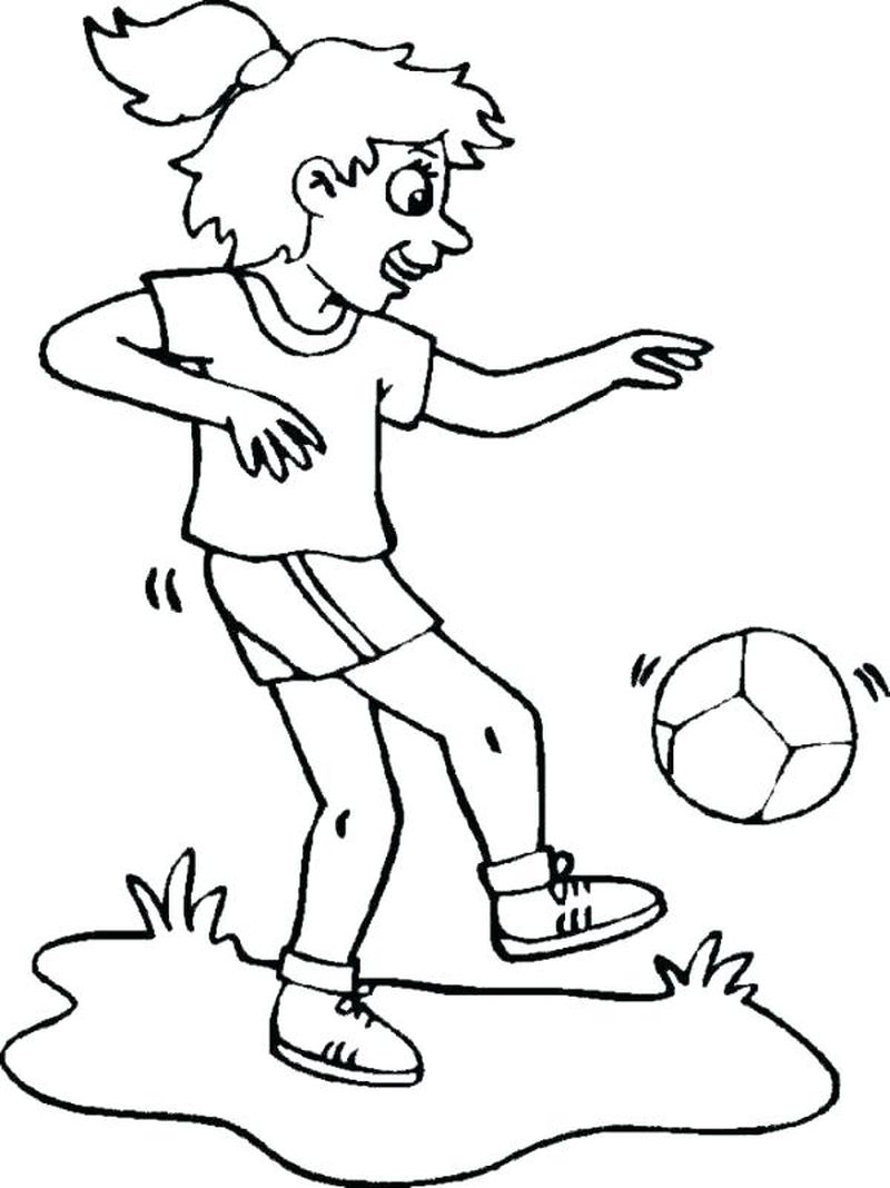 Soccer Ball Coloring Pages For Kids