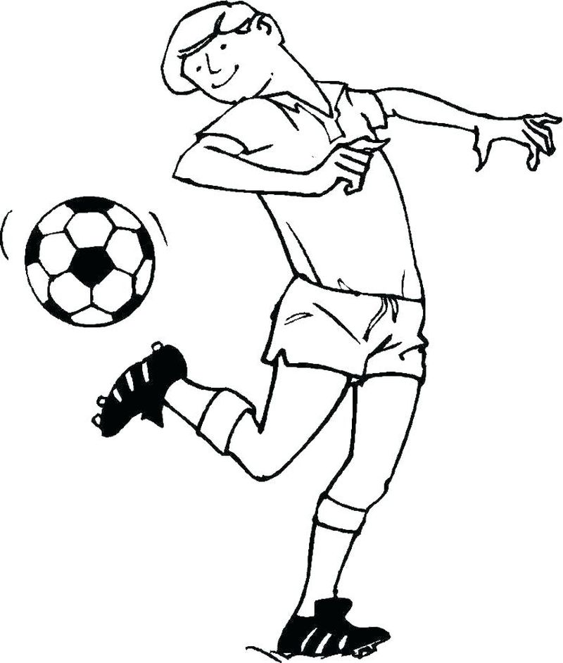 Soccer Ball Coloring Pages Print