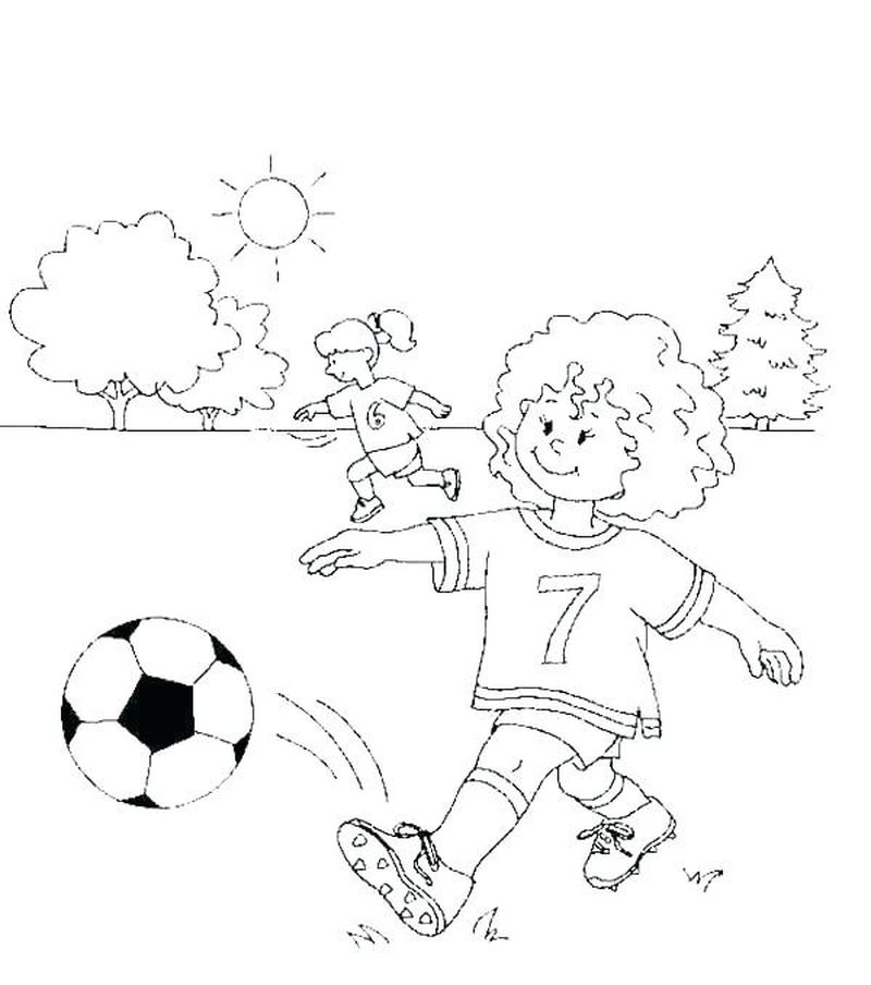 Soccer Coloring Pages Free Printable