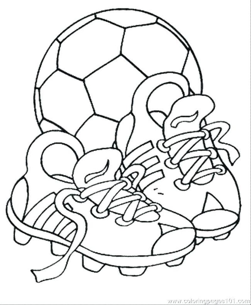 Soccer Player Coloring Pages