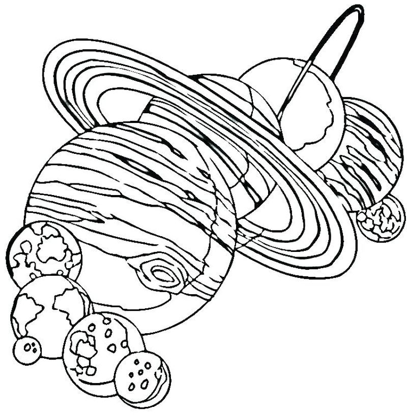 Solar System Coloring Book Pages