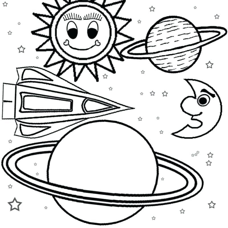 Solar System Coloring Pages For Adults