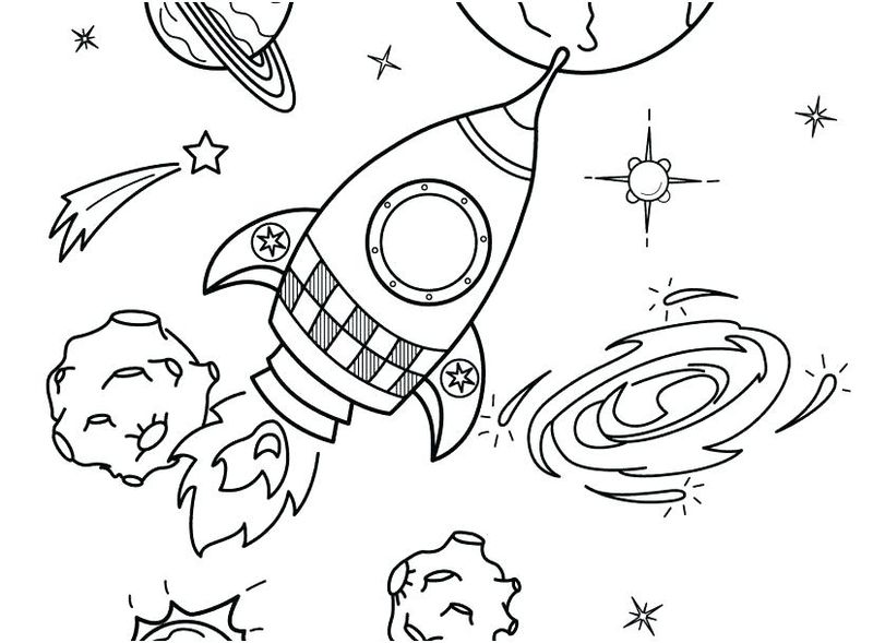 Solar System Coloring Pages For Children