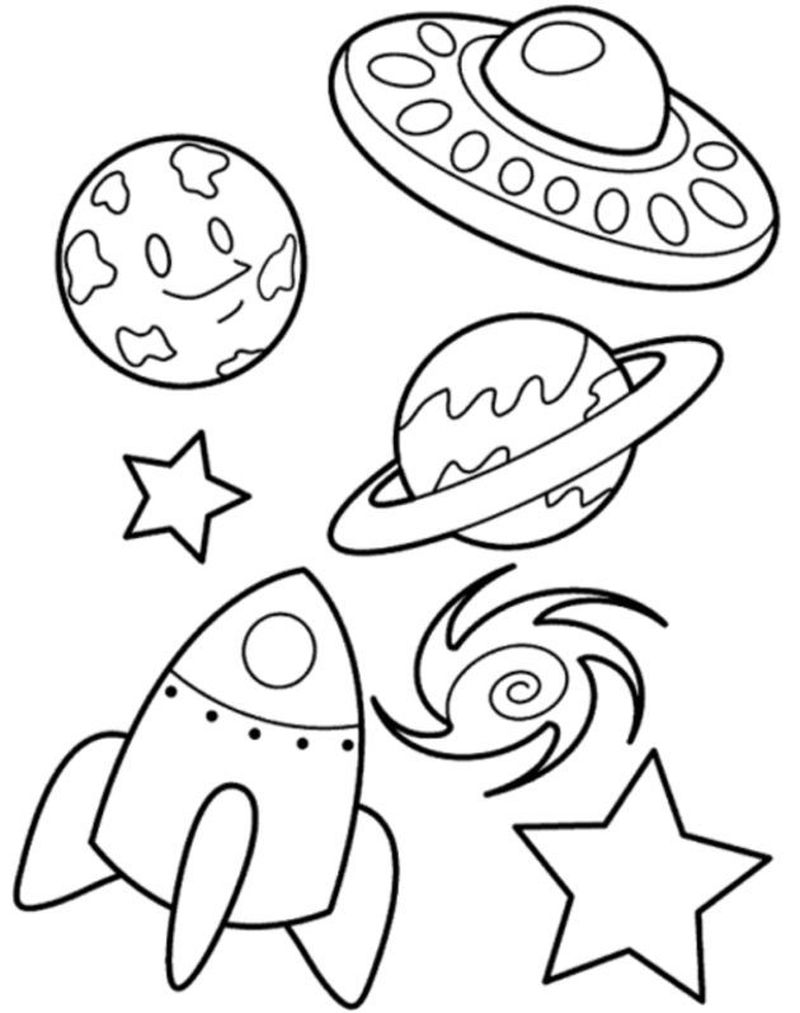 Solar System Coloring Pages For Elementary