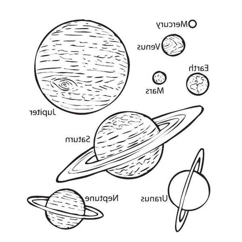 Solar System Coloring Pages For