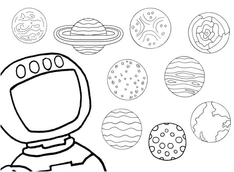 Solar System Coloring Pages Kids